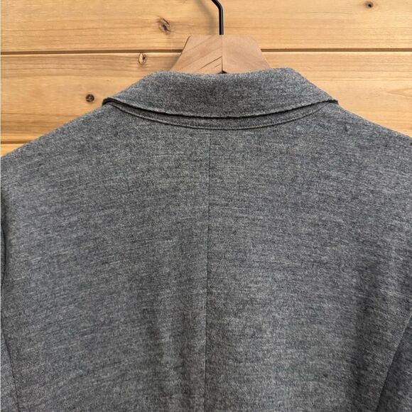 J Crew Size 8 Heather Gray Thandie Double Breasted Wool Blazer Jacket - Picture 8 of 13